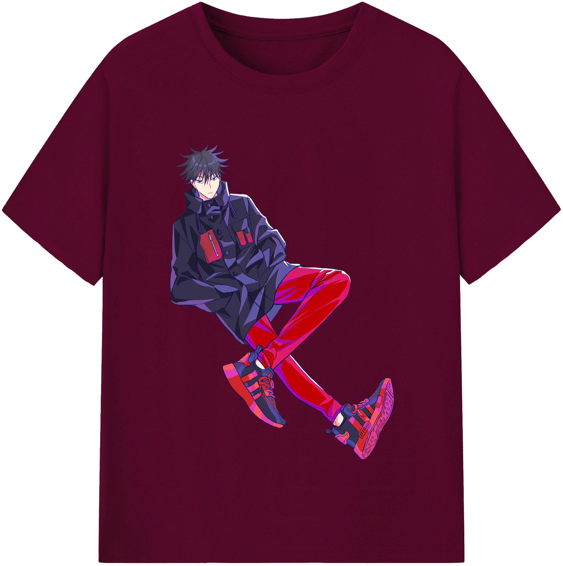 （画像用） 呪術廻戦 Jujutsu Kaisen レディースカジュアルプリントTシャツ（綿100％）